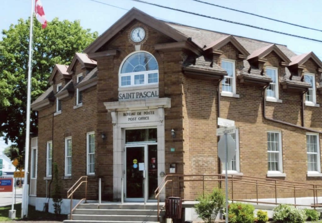 bureau de poste rural, Saint Pascal, Québec